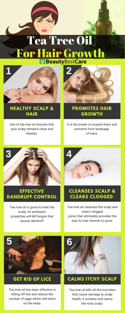 Benefits & Uses Of Tea Tree Oil For Hair Growth